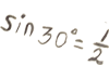 sin 30